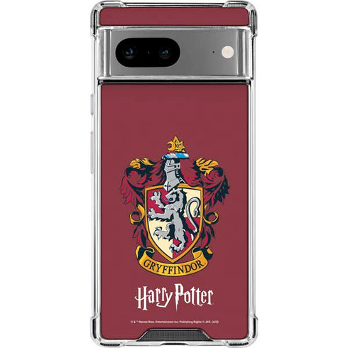 Wizarding World Harry Potter Gryffindor House Crest Google Pixel 8 Clear Case